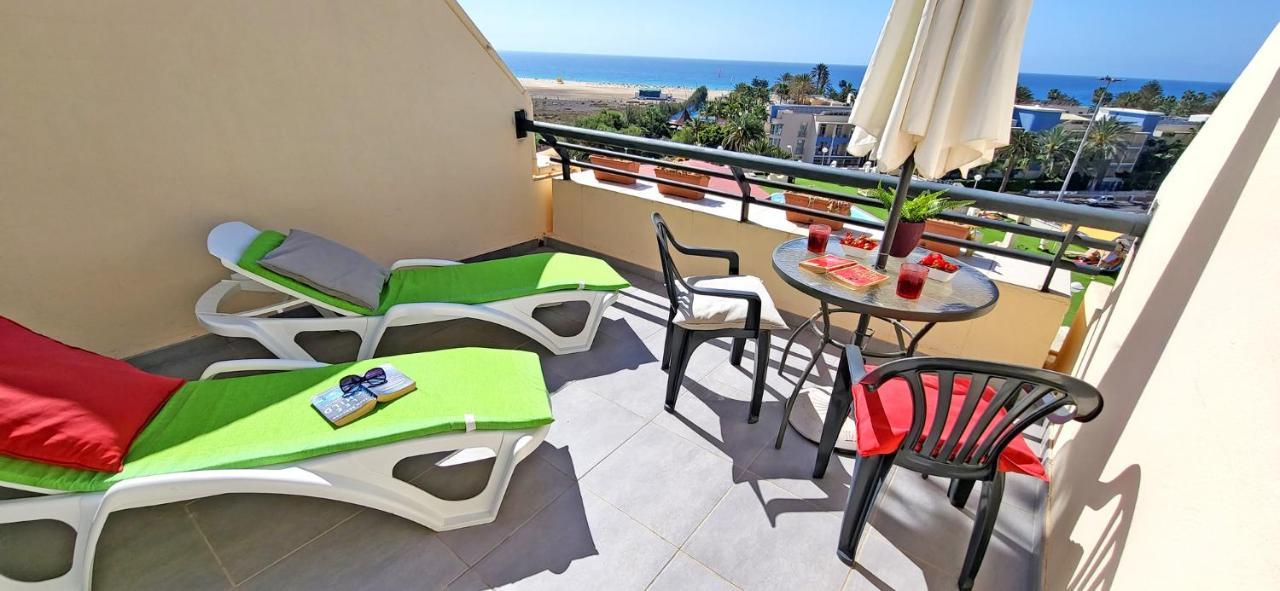 Ferienwohnung Buena Vista - Morro Jable - Meerblick - Pool Esterno foto