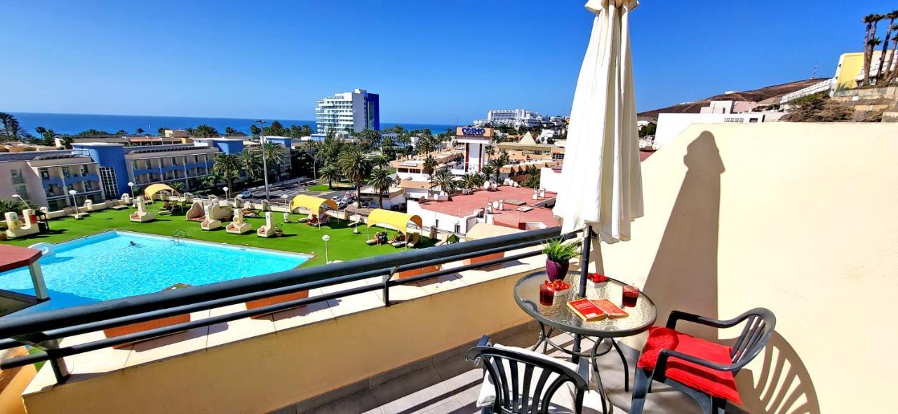 Ferienwohnung Buena Vista - Morro Jable - Meerblick - Pool Esterno foto